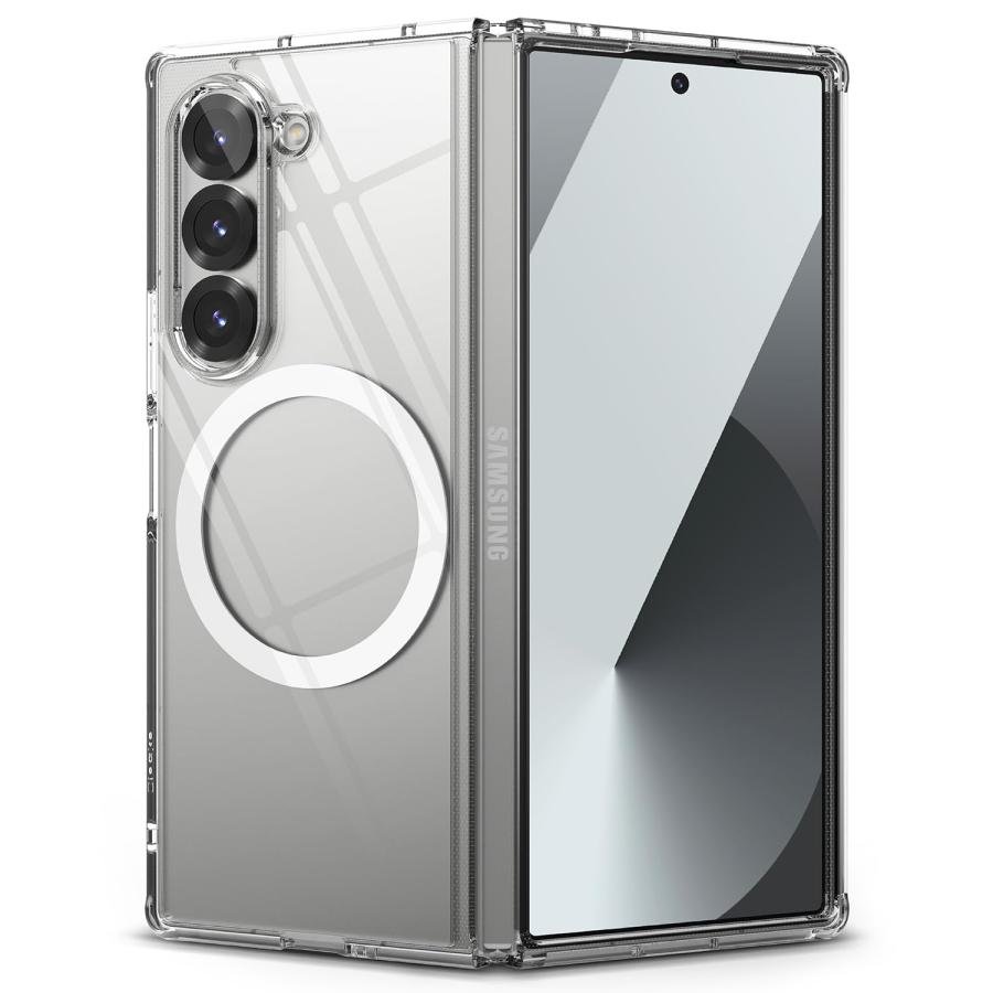 Galaxy Z Fold 6 ケース FUSION MAGNETIC TPU+PC クリアケース - Magnetic Clear【Ringke】 | 