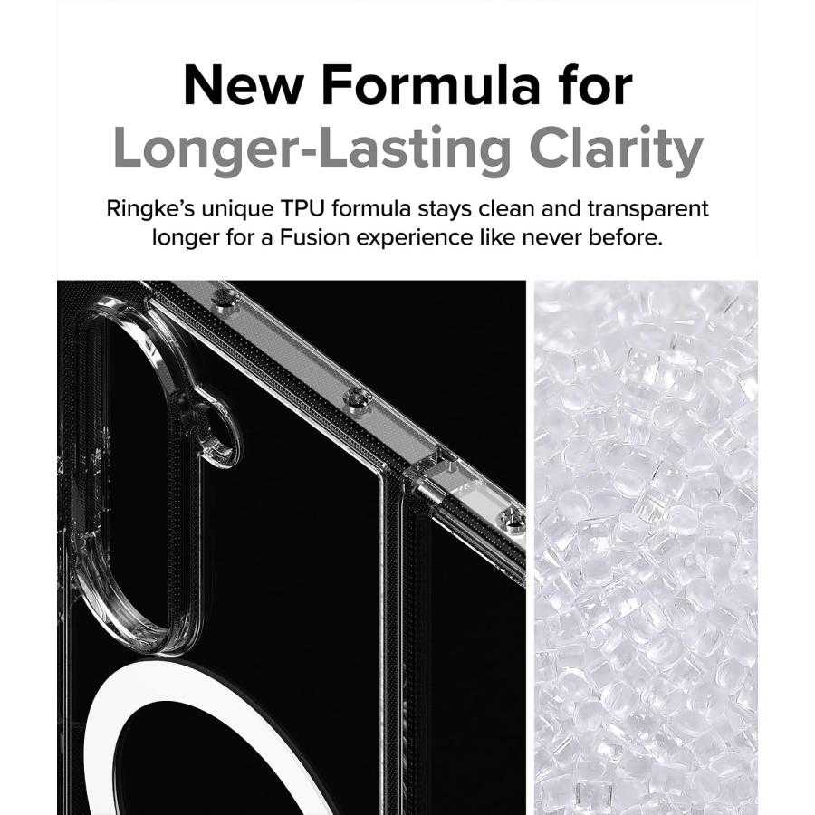 Galaxy Z Fold 6 ケース FUSION MAGNETIC TPU+PC クリアケース - Magnetic Clear【Ringke】 |  | 05