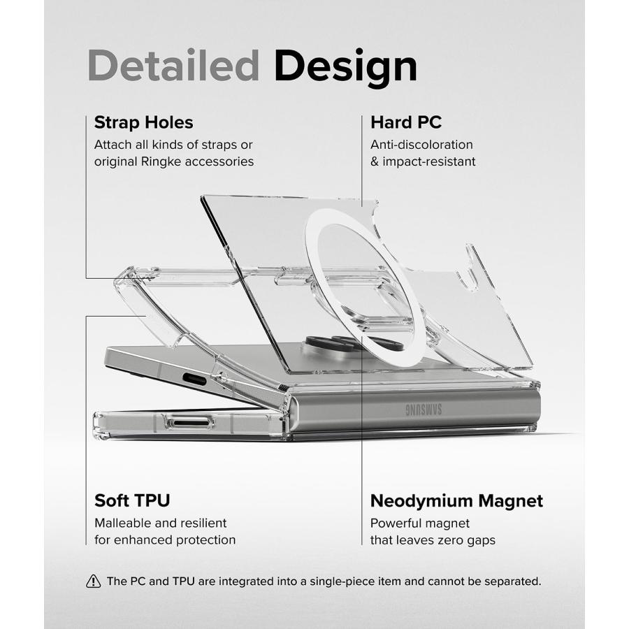 Galaxy Z Fold 6 ケース FUSION MAGNETIC TPU+PC クリアケース - Magnetic Clear【Ringke】 |  | 08