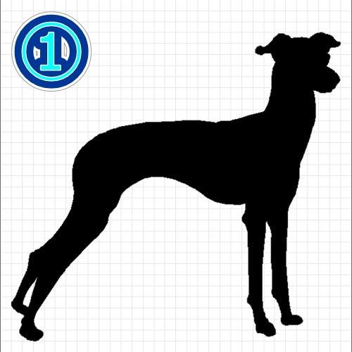 イタリアングレーハウンド 犬 シルエット ステッカー プレゼント付 0015 カッティングソウル 通販 Yahoo ショッピング