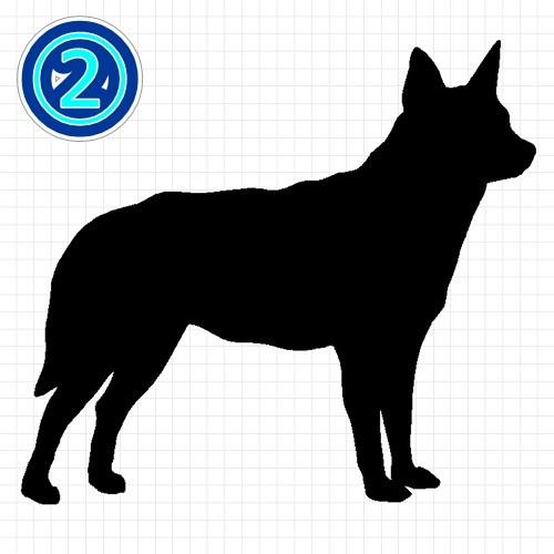オーストラリアンキャトルドッグ 犬 シルエット ステッカー プレゼント付 0024 カッティングソウル 通販 Yahoo ショッピング