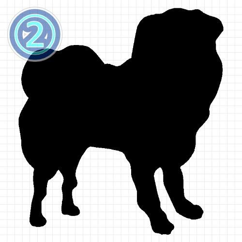 品質が 狆 犬 シルエット ステッカー プレゼント付 Shipsctc Org