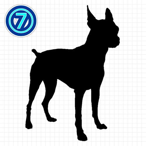 ミニチュアピンシャー 犬 シルエット ステッカー プレゼント付 0102 カッティングソウル 通販 Yahoo ショッピング