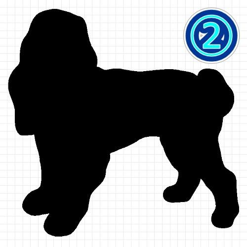 コッカプー 犬 シルエット ステッカー プレゼント付 0367 カッティングソウル 通販 Yahoo ショッピング