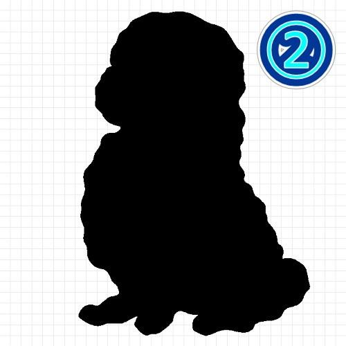 ティーカッププードル 犬 シルエット ステッカー プレゼント付 0427 カッティングソウル 通販 Yahoo ショッピング