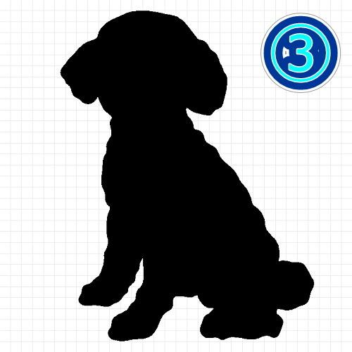 トイプードル 犬 シルエット ステッカー プレゼント付 0428 カッティングソウル 通販 Yahoo ショッピング