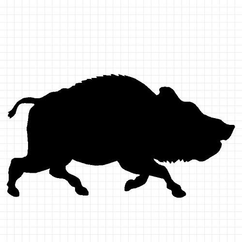 イノシシ 動物 ステッカー 0629 カッティングソウル 通販 Yahoo ショッピング