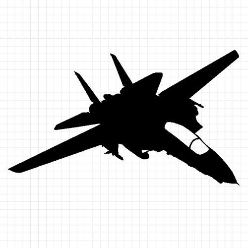 F-14D トムキャット 戦闘機 ステッカー｜cuttingsoul｜02
