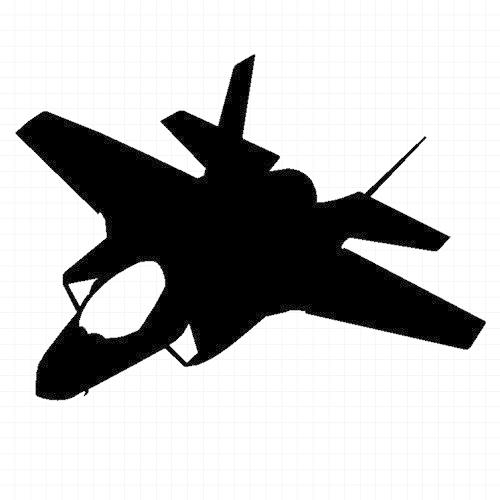 F-35 ライトニングII 戦闘機 ステッカー｜cuttingsoul｜02