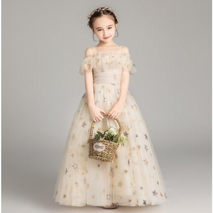 子供ドレス ピアノ発表会結婚式キッズフォーマルドレスワンピース ロングドレス 子供服 女の子フラワーガール花柄 演出服【amir-store】|cutyandy|05