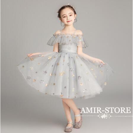 子供ドレス ピアノ発表会結婚式キッズフォーマルドレスワンピース ロングドレス 子供服 女の子フラワーガール花柄 演出服【amir-store】|cutyandy|08