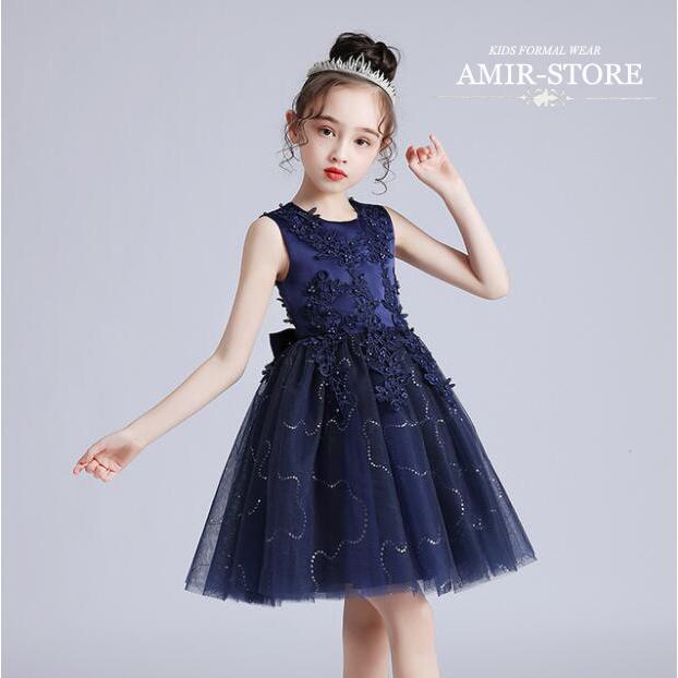 子供ドレス フォーマルドレス ピアノ発表会 結婚式 キッズ ワンピース 子供服 女の子フラワーガール 花柄 演出服 2021新品|cutyandy|02