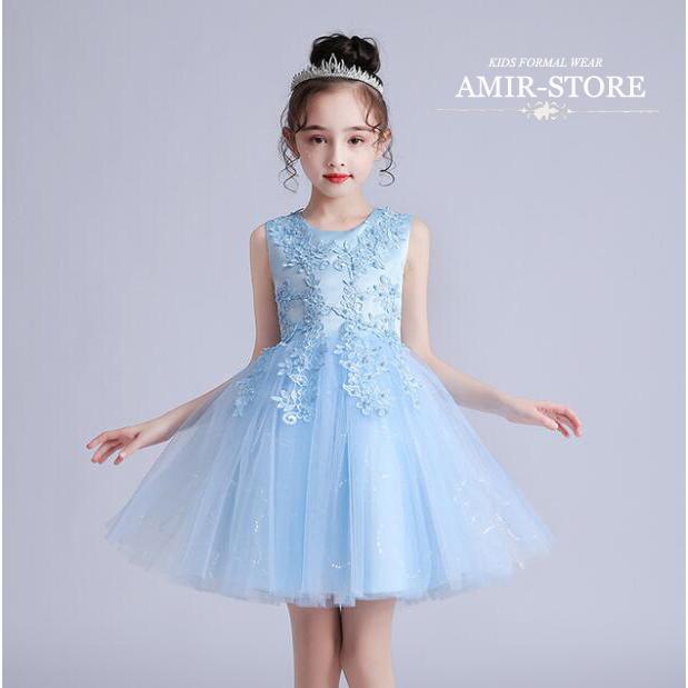 子供ドレス フォーマルドレス ピアノ発表会 結婚式 キッズ ワンピース 子供服 女の子フラワーガール 花柄 演出服 2021新品|cutyandy|05