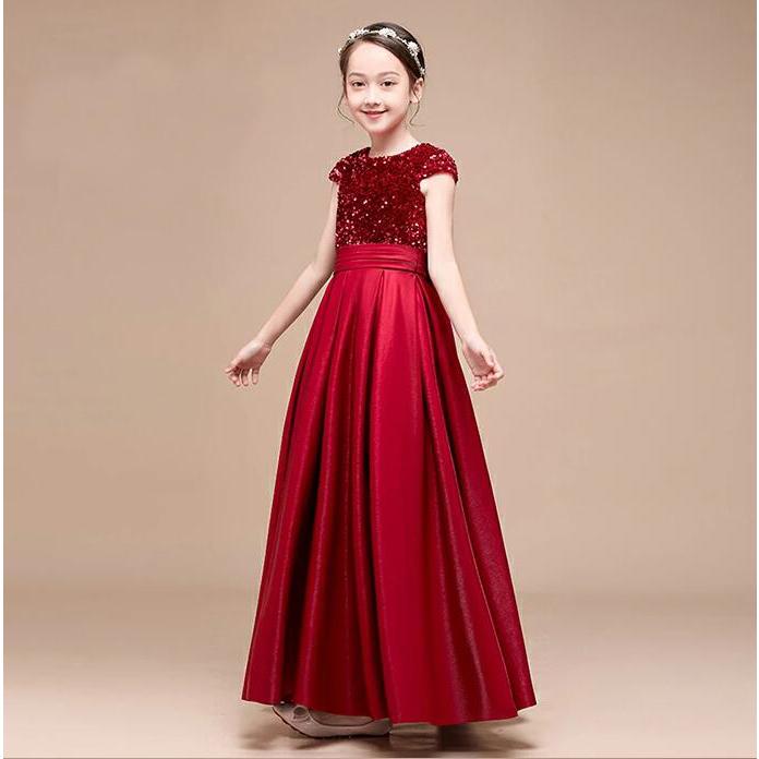 新入荷 簡単オーダーメイド 豪華ドレス フォーマルドレス 子供ドレス