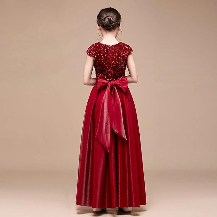 新入荷 簡単オーダーメイド 豪華ドレス フォーマルドレス 子供ドレス