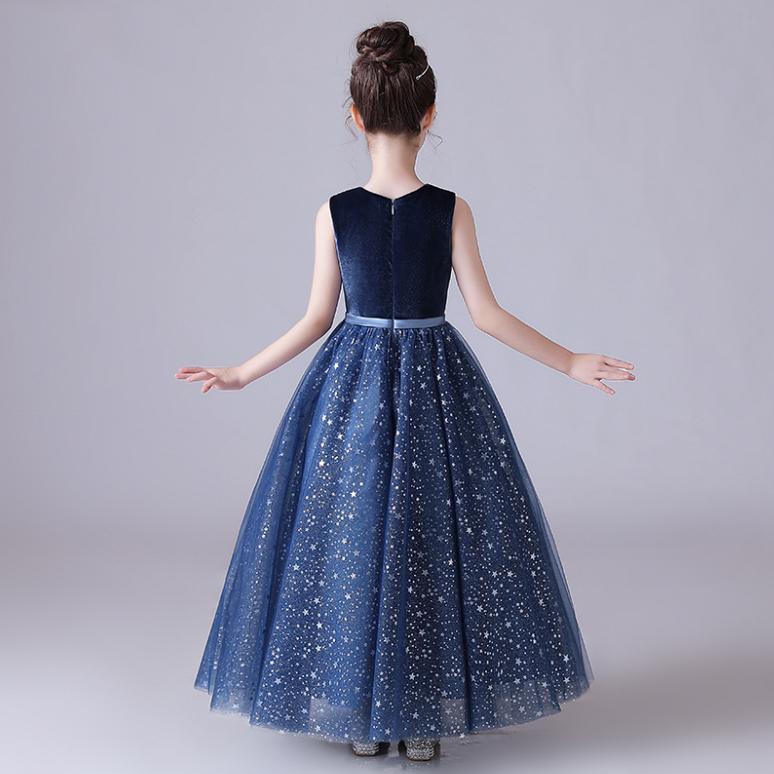 子供ドレス 発表会ドレス 豪華ドレス フォーマル  ロング ジュニア  女の子 ピアノ発表会 七五三 結婚式  女の子ドレス 子どもドレス 子供ワンピース 子供 ワンピース