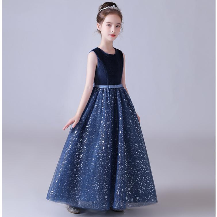 子供ドレス 発表会ドレス 豪華ドレス フォーマル  ロング ジュニア  女の子 ピアノ発表会 七五三 結婚式  女の子ドレス 子どもドレス 子供ワンピース 子供 ワンピース