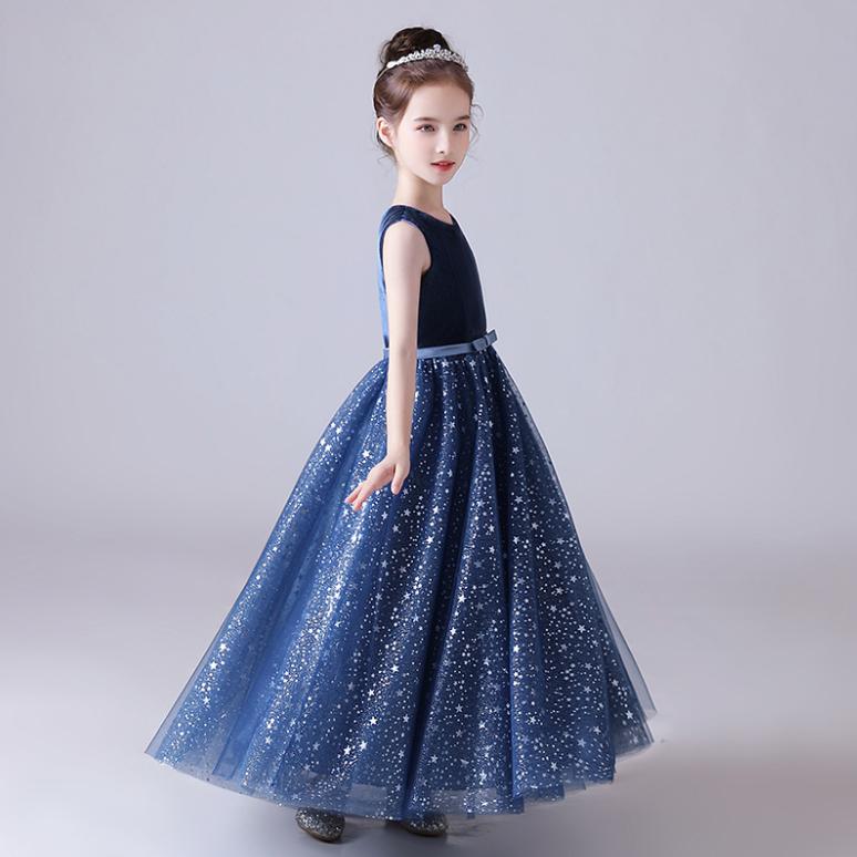 子供ドレス 発表会ドレス 豪華ドレス フォーマル  ロング ジュニア  女の子 ピアノ発表会 七五三 結婚式  女の子ドレス 子どもドレス 子供ワンピース 子供 ワンピース