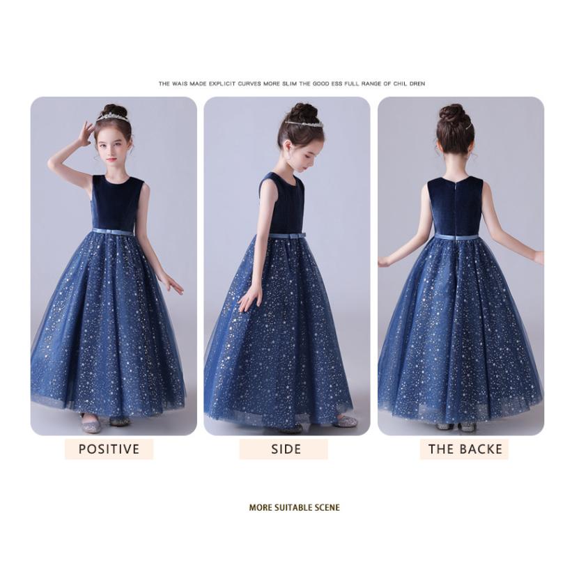 子供ドレス 発表会ドレス 豪華ドレス フォーマル  ロング ジュニア  女の子 ピアノ発表会 七五三 結婚式  女の子ドレス 子どもドレス 子供ワンピース 子供 ワンピース