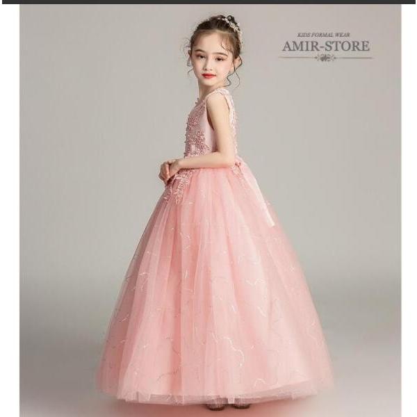 子供ドレス ピアノ発表会結婚式キッズフォーマルドレスワンピース子供服 女の子フラワーガール花柄 演出服 Amir Store Ton 101 Amir Store 通販 Yahoo ショッピング