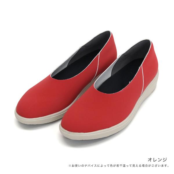 newmo(ニューモ)  晴雨兼用 オールウェザー スリッポン レインシューズ 3E ゆったり 幅広 甲高 外反母趾 伸縮性 ストレッチ ラウンドトゥ シンプル No.574602の画像