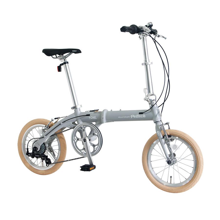 PELTECH 送料無料 自転車 16インチ 折りたたみ 軽量 アルミフレーム