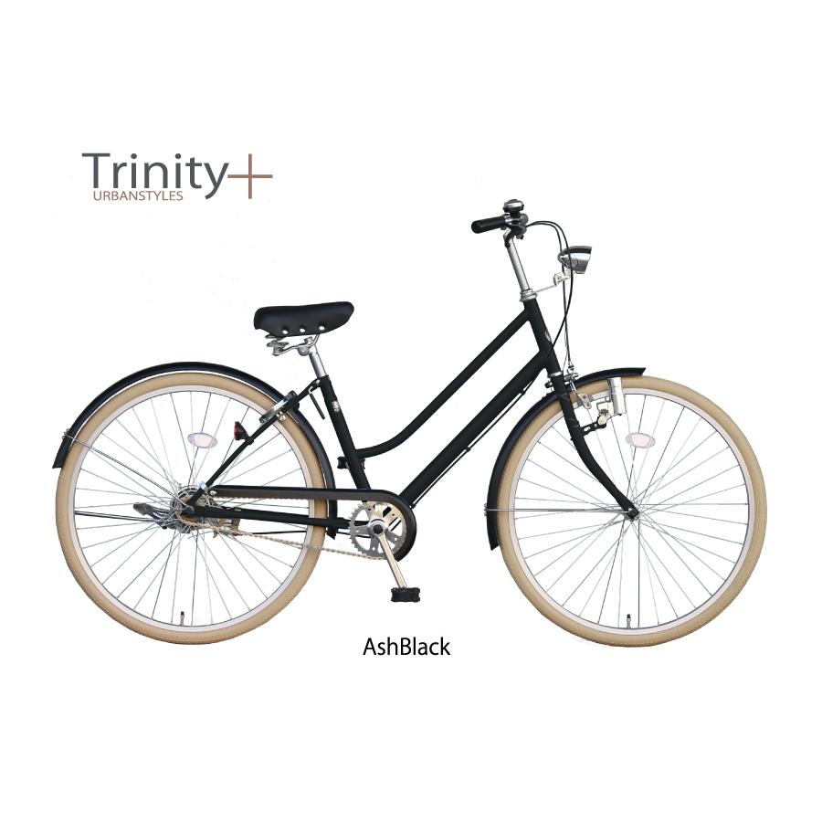 自転車 【完全組立】 おしゃれ シティサイクル レトロ ２６インチ 通学車 TRINITYplus｜cw-trinity｜03