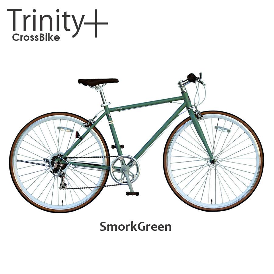 自転車 【完全組立】 おしゃれ クロスバイク シマノ 6段変速 700c