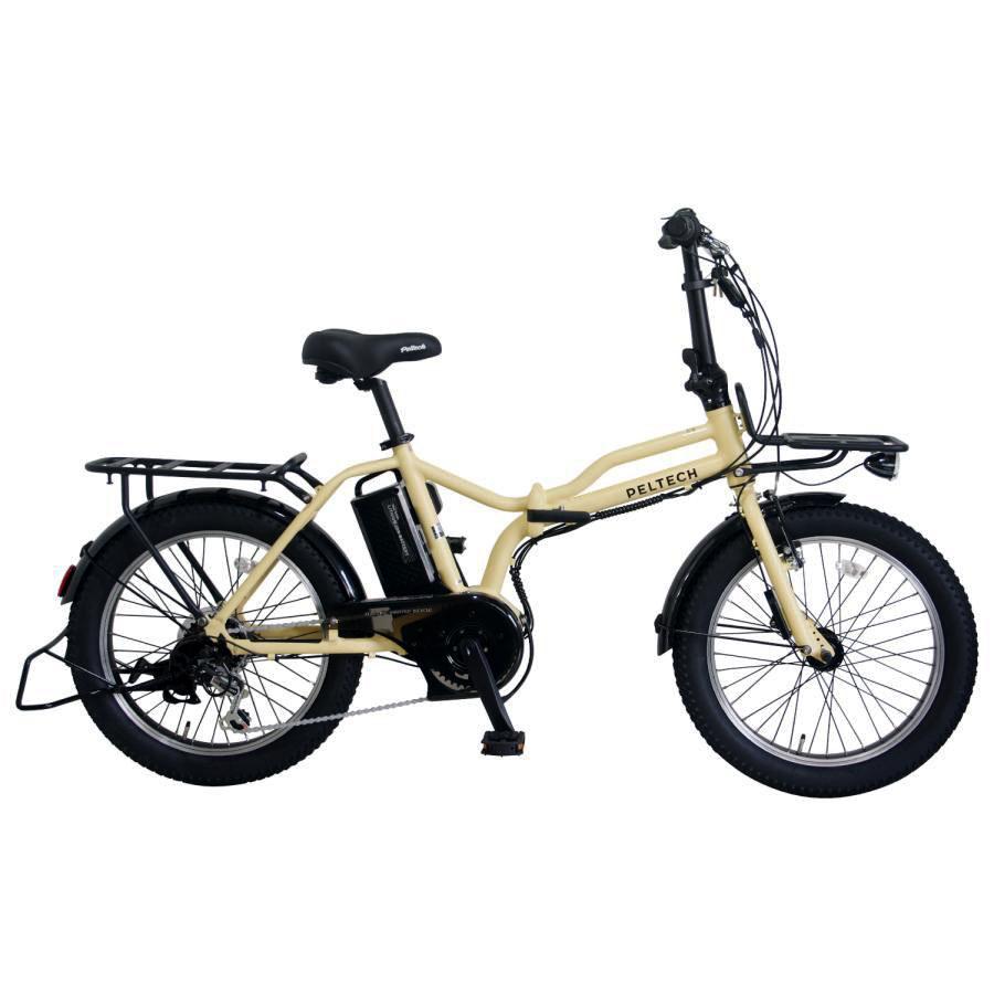 電動自転車 折りたたみ PELTECH(ペルテック) 外装6段変速 20インチ PELTECH 送料無料 電動アシスト 自転車 20インチ 折りたたみ