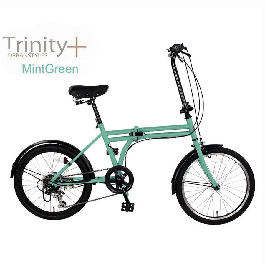 自転車 おしゃれ 折りたたみ自転車 フォールディングバイク  TRINITYplus ２０インチ シマノ外装6段変速｜cw-trinity｜04