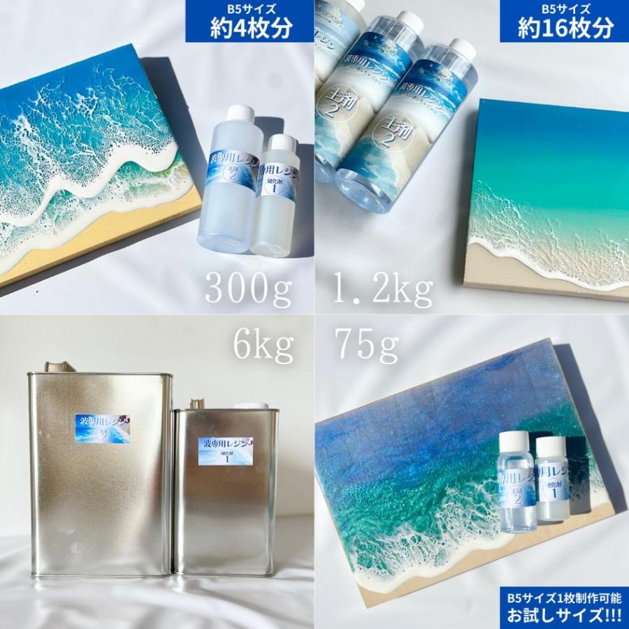 フローレスレジン 波アート用 Amazon.co.jp: フローレスレジン 海アート用エポキシ樹脂 速乾