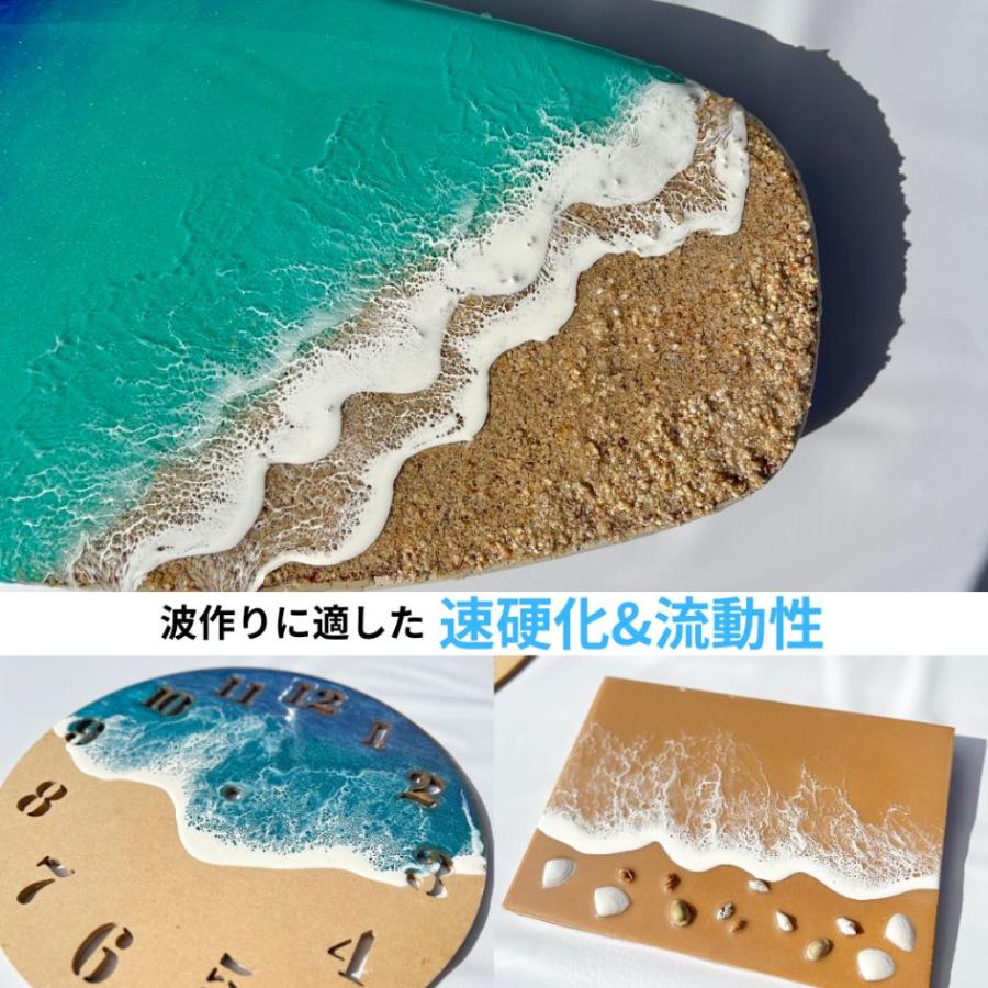 業務用／ エポキシアート 波 専用 エポキシレジン 6kg レジンアート 海
