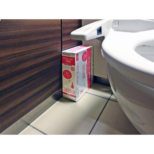 TS】非常用トイレ/簡易トイレ 〔100回分〕 A4サイズ シュリンク包装