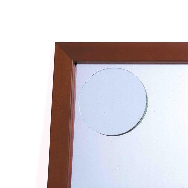 【TS】5倍拡大鏡付 姿見 スタンドミラー 4尺 スタンド付 ブラウン 鏡 ミラー 全身姿見の画像