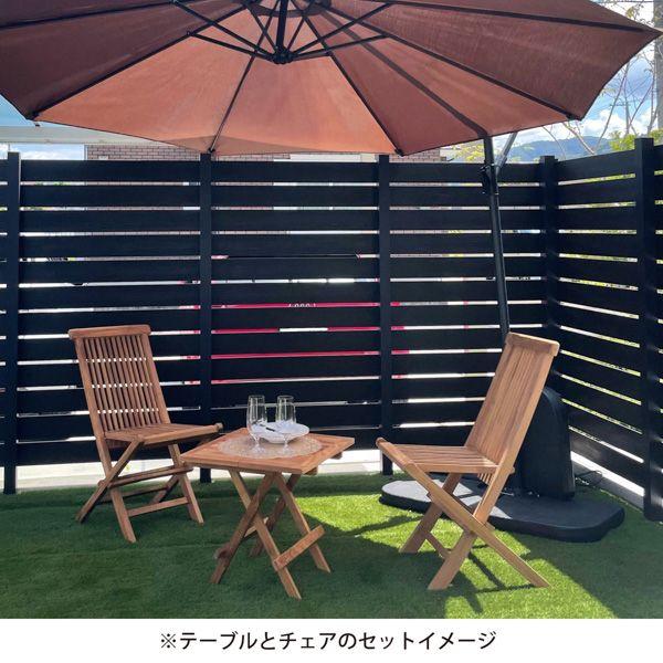 【TS】チークテーブル 折りたたみ式 完成品