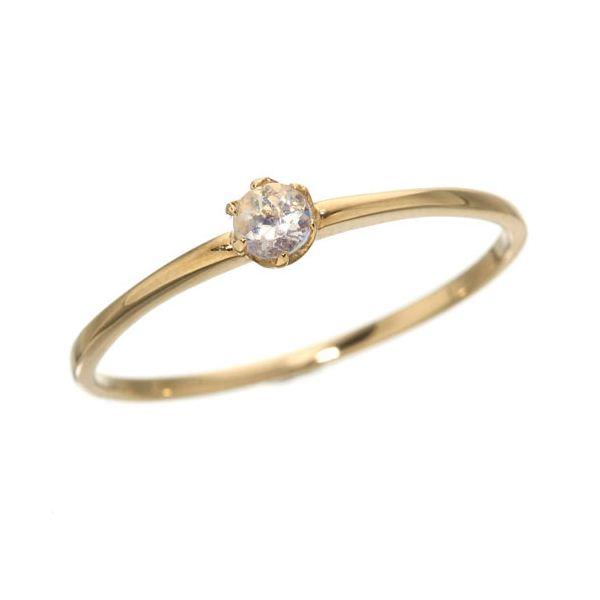 TS】K18ブルームーンストーンリング 指輪 17号 : ハンドメイド素材の店