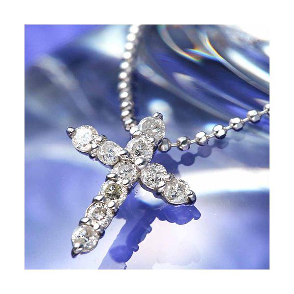 TS】シルバーダイヤ0.2ctクロスペンダント 114678 : ハンドメイド素材  