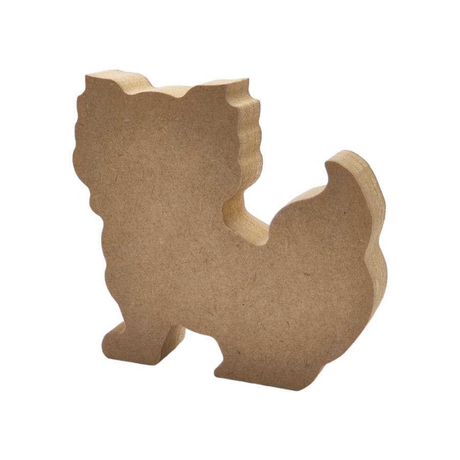 ライカ　木製パネルアート MDF アートボード スタンディング シーサー 21mm厚 木製パネル
