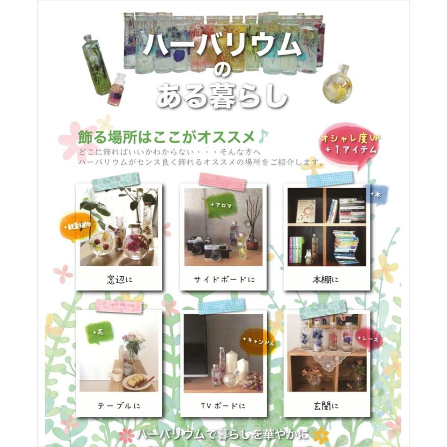 ハーバリウム 瓶 テーパー 200ml 35本セット 業務用 キャップ付き ハーバリウムの作り方 ガイド付属 横浜ハーバリウム弐番店｜cwoo1st｜06