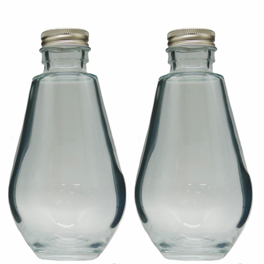 ハーバリウム 瓶 しずく 0ml 2本 キャップ付き ハーバリウム ボトル Hb02o002 ハンドメイド素材の店 Mstore 通販 Yahoo ショッピング