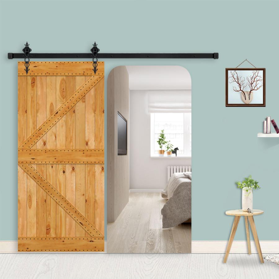 Hello Interior 室内ドア 片引き戸 6 6ft 2 000mm 玄関ドア バーンドア アウトセット スライドトラック 横開き 扉 ドアレール 吊り戸 吊車 ドアdiy建具 Sd08 0066 ハローインテリア 通販 Yahoo ショッピング
