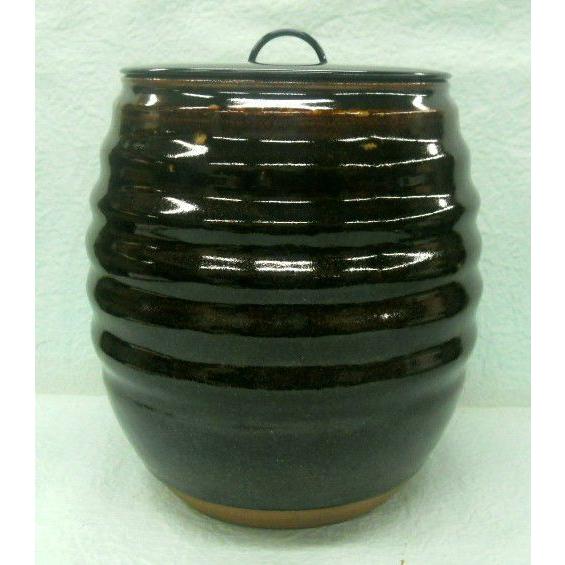 Ｗ６２　水指　『捻貫　水指』『西尾香舟 造』　共箱　茶道具 茶器/茶道具 水指（水差し）】 細水指（水差し）（中置） 信楽焼き A筒