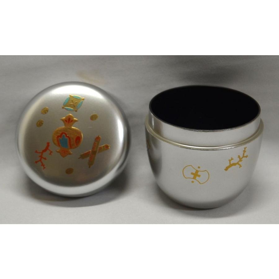 中棗 銀塗 宝尽くし蒔絵 樹脂製 : 茶道具・宝雅堂 - 通販 - Yahoo