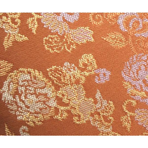 数寄屋袋 正絹 裂名「唐華龍の丸文緞子」 お茶会やお稽古 ポーチ、小物