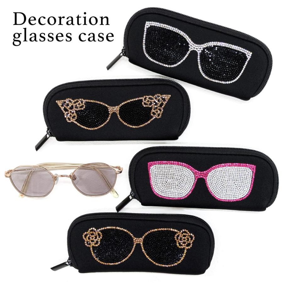 メガネケース おしゃれ レディース DecoBaboo ソフトケース 薄型