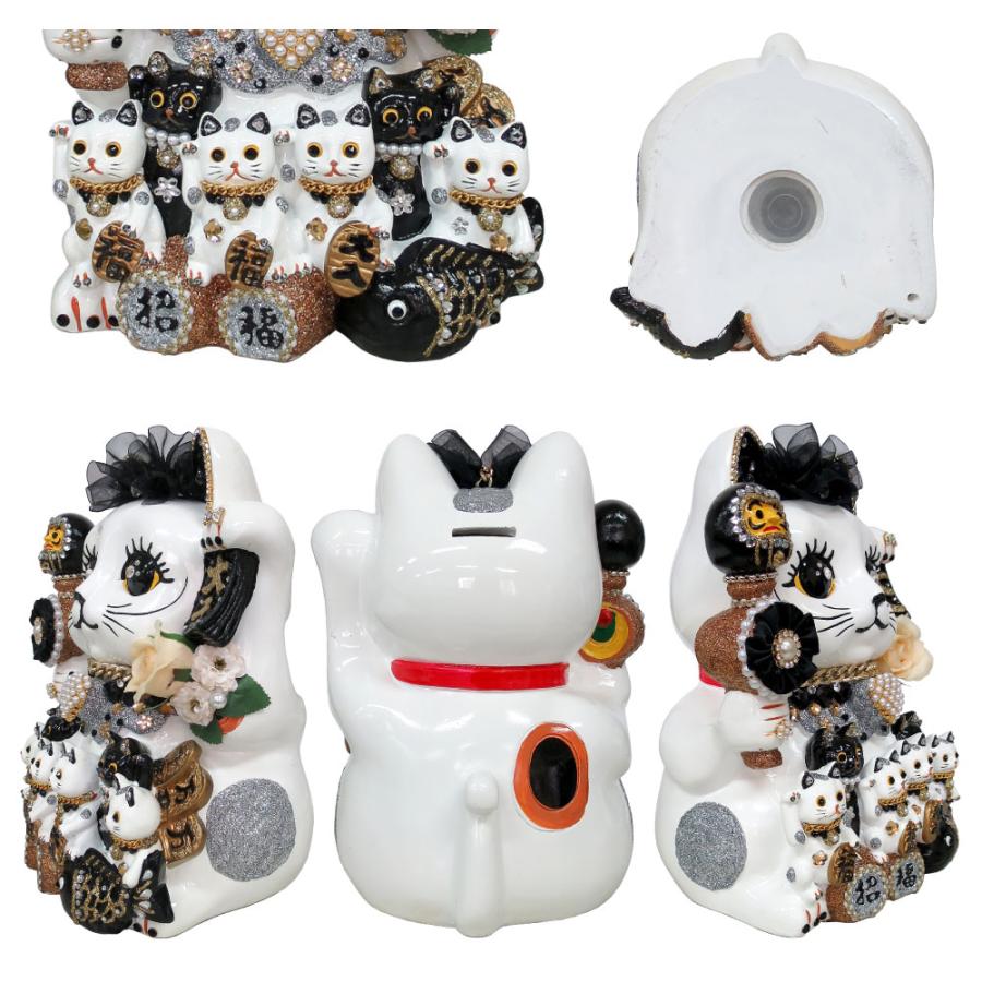 招き猫 置物 貯金箱 プリンセスキャット ジャンボ C350 招き猫 置物 貯金箱 プリンセスキャット ジャンボ C350
