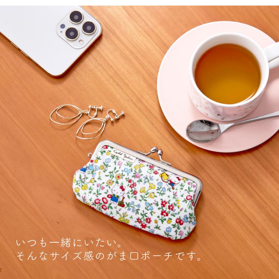 sanrio（サンリオ） ハローキティ がま口 ミニポーチ リバティプリント