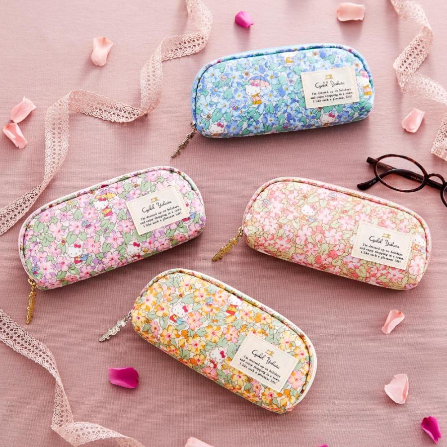 sanrio（サンリオ） メガネケース レディース キャラクター 可愛い 花