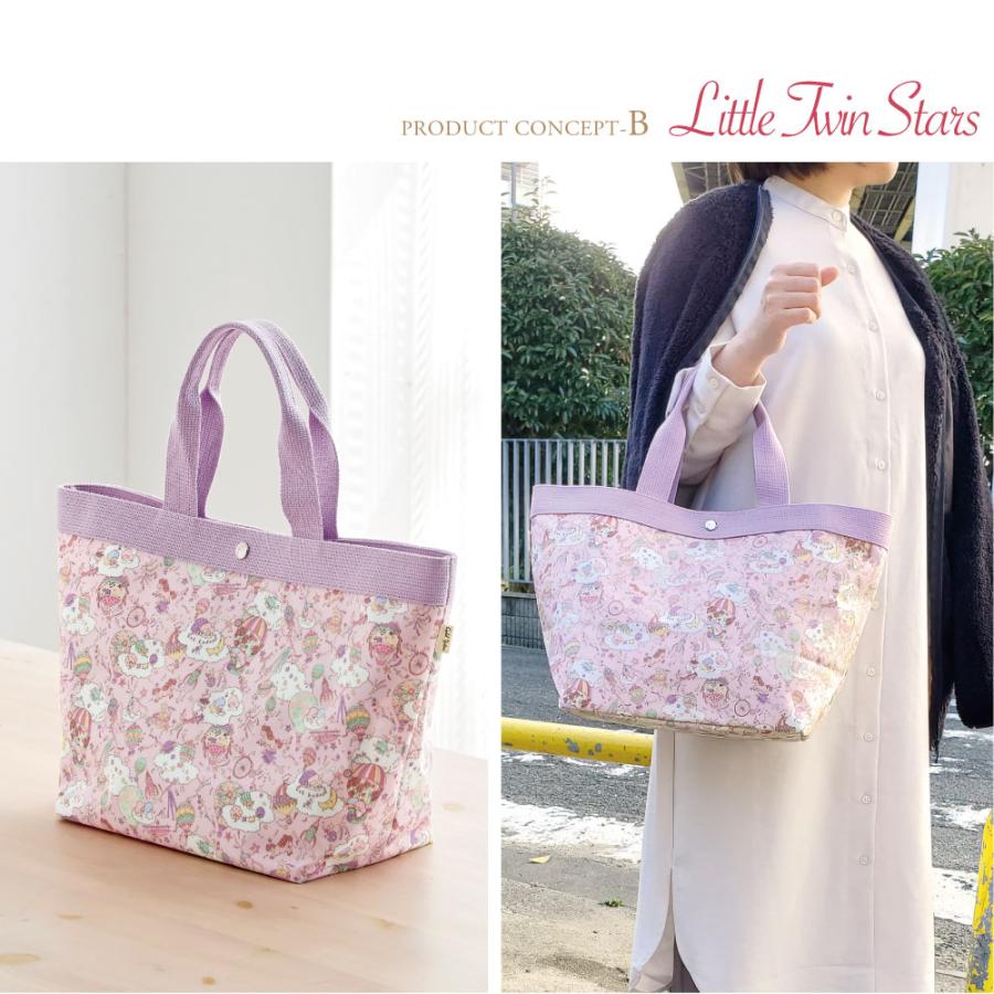 sanrio サンリオキャラクターズ トートバッグ Lサイズ リバティ sanrio サンリオキャラクターズ トートバッグ Lサイズ リバティ