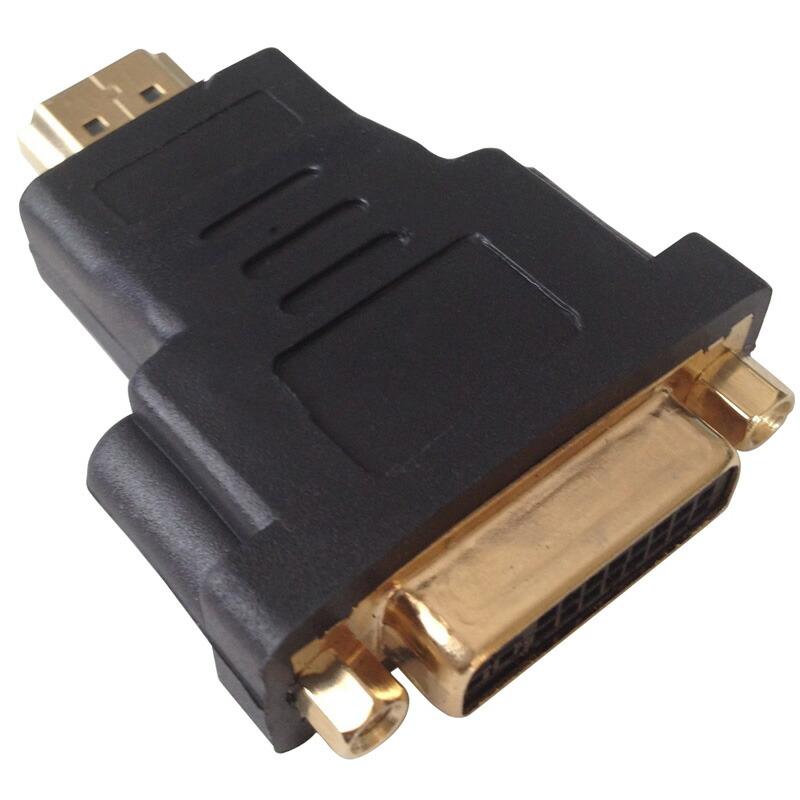 DVI HDMI変換アダプタ HDMIオス DVIメス パッシブタイプ Cyberplugs 14hdmimafdvi
